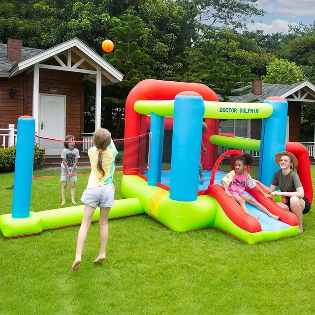 Aufblasbare Burg Doctor Dolphin Tennis &amp; Fußball 72013