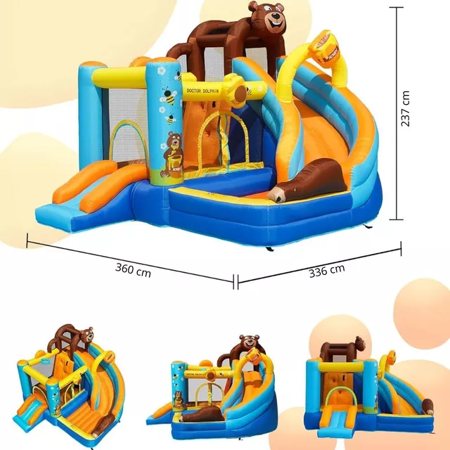 Aufblasbare Burg Doktor Dolphin Honigbär 72069