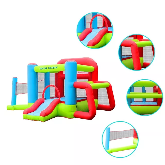Aufblasbare Burg Doctor Dolphin Tennis &amp; Fußball 72013