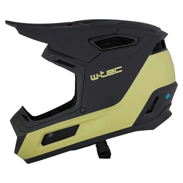 W-TEC Salonna Downhill-Helm • ERT®-System - Black-Khaki