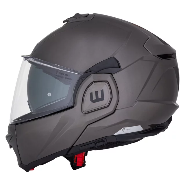 W-TEC Zoroz P/J klappbarer Motorradhelm - Matt Black-Fluo Pink