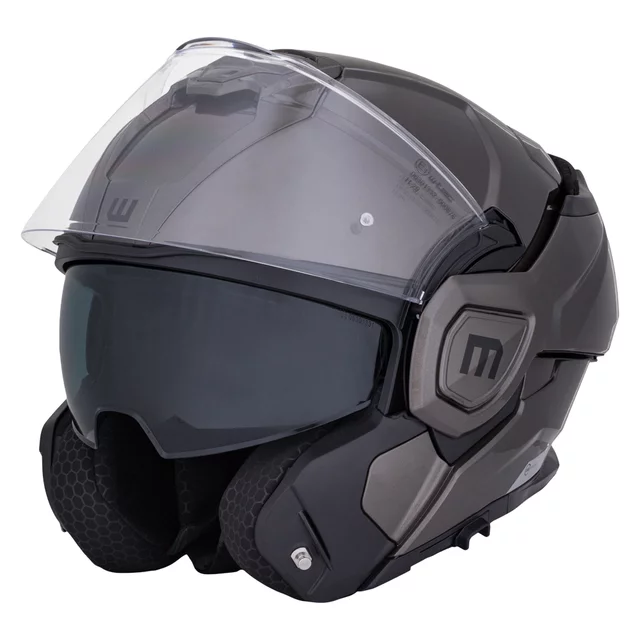 W-TEC Zoroz P/J klappbarer Motorradhelm - Matt Black-Fluo Pink