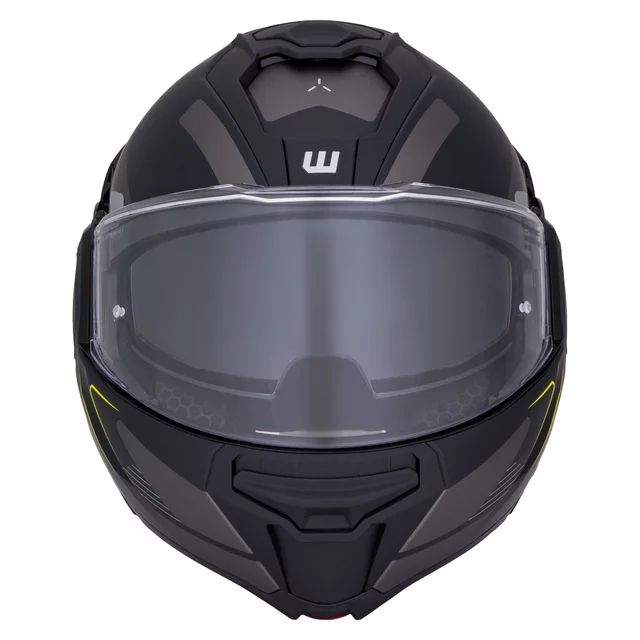 W-TEC Zoroz P/J klappbarer Motorradhelm - Matt Black-Fluo Pink