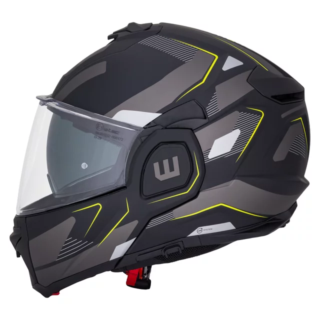 W-TEC Zoroz P/J klappbarer Motorradhelm - Matt Black-Fluo Pink