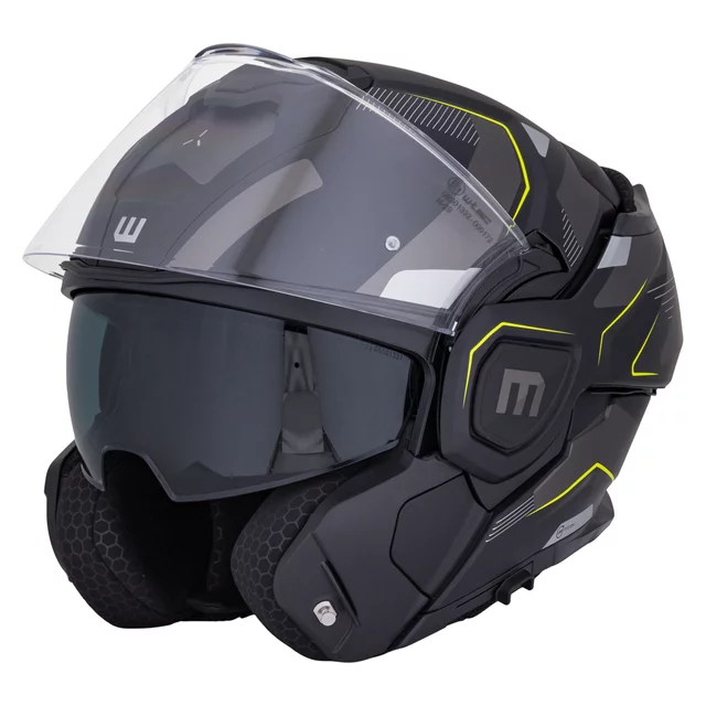 W-TEC Zoroz P/J klappbarer Motorradhelm - Matt Black-Fluo Pink