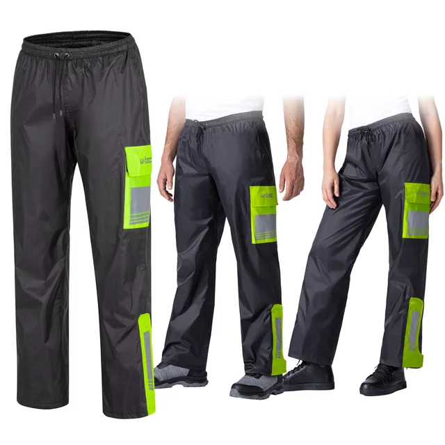 W-TEC Colnari Motorrad-Hose - schwarz-fluo green