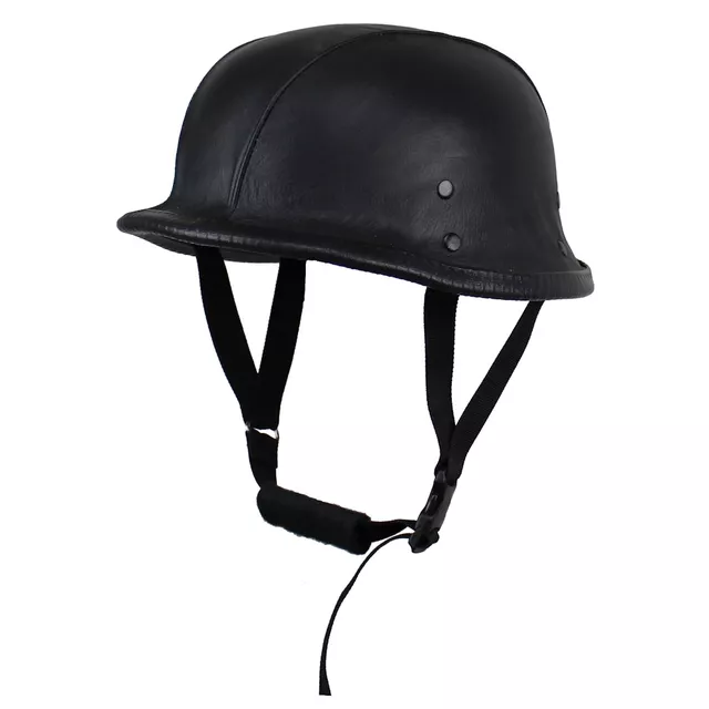 Retro offener Motorradhelm Sodager ADH-011 - schwarz
