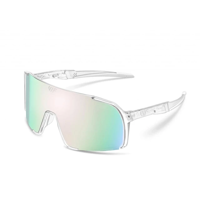 Polarisierte Sonnenbrille VIF One Transparent und Rose Pink