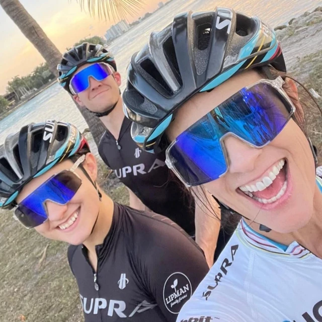 Polarisierte Sonnenbrille VIF One Transparent und Blau