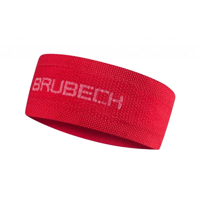 Stirnband Brubeck 3D PRO - schwarz - Rot