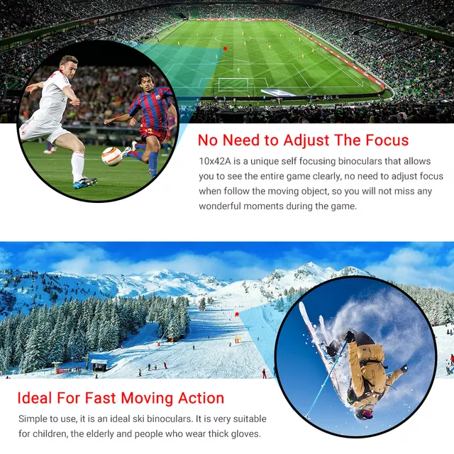 Apexel 10x42 AutoFocus-Fernglas