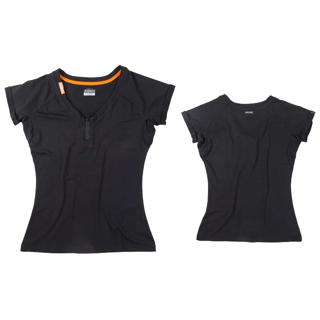 Damen-T-Shirt JOBE Discover Nero schwarz