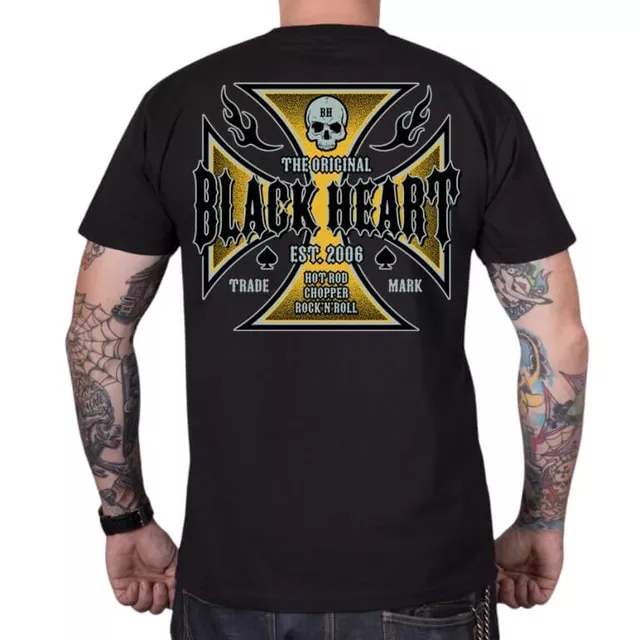 T-shirt BLACK HEART Ruthless - schwarz - schwarz
