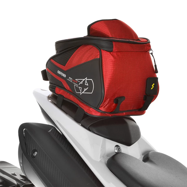 Tankrucksack und Satteltasche Oxford M4R Tank 'n' Tailer schwarz/rot