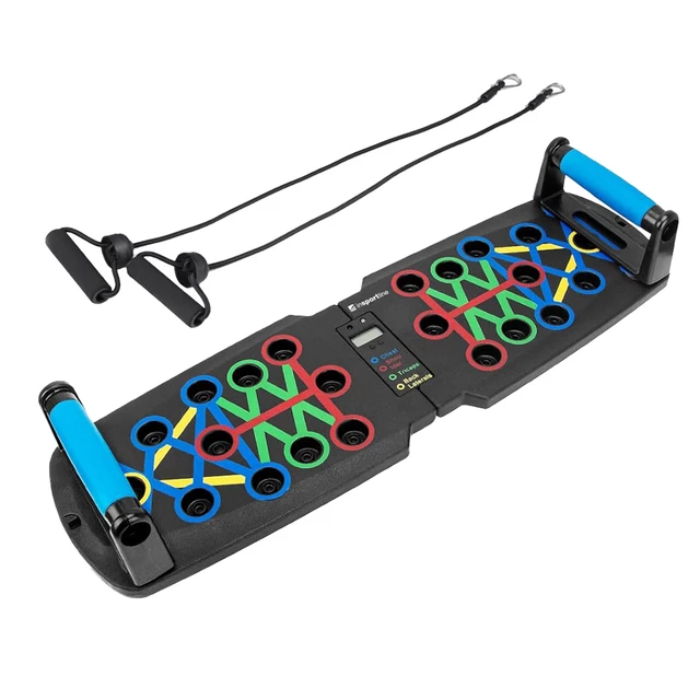 inSPORTline Pushap Evo multifunktionales Liegebrett mit Display