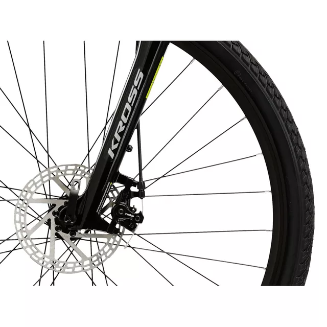 Damen-Crossrad Kross EVADO 3.0 28" - Modell 2025 - šedá / zelená / lesk