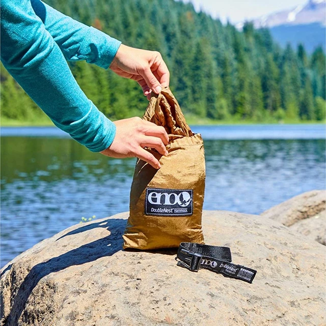 ENO DoubleNest Hängematte - Red/Charcoal