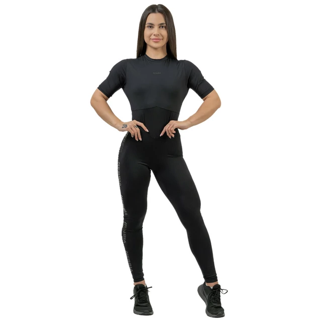 Damen-Sport-Overall Nebbia INTENSE Focus 823 - schwarz - schwarz