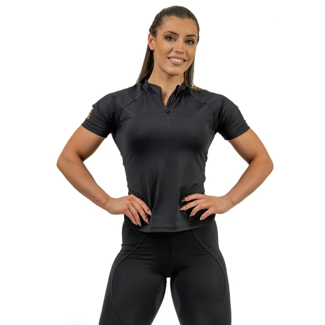 Damen Funktions-T-Shirt Nebbia INTENSE Ultimate 831 - Schwarz/Gold
