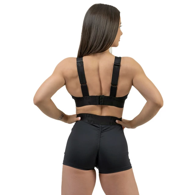 Nebbia INTENSE Iconic 844 Damen Sport-BH mit Verstärkung - Schwarz/Gold