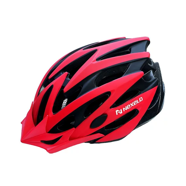 Fahrradhelm Nexelo Straight 430 - schwarz-rot