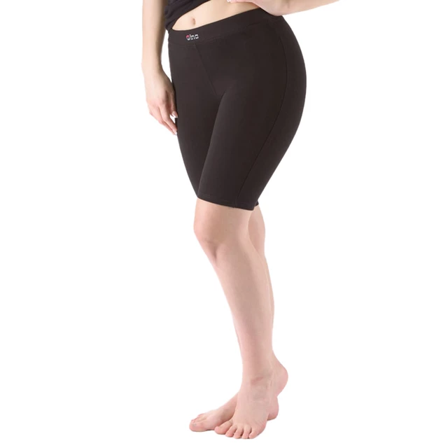 Leggings kürzer Cotton - schwarz