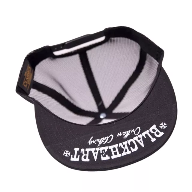 Mütze BLACK HEART Chopper King Trucker BLK - schwarz