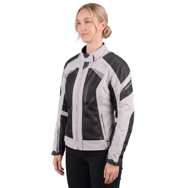 Damen Sommer Textil-Motojacke BOS Aylin - neon