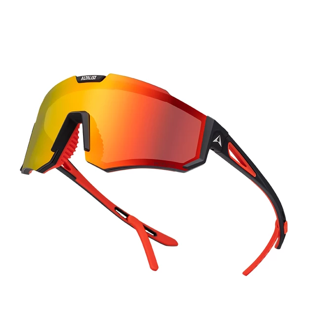 Altalist Kizuna JR Junior-Sonnenbrille - černo-červená s červenými skly