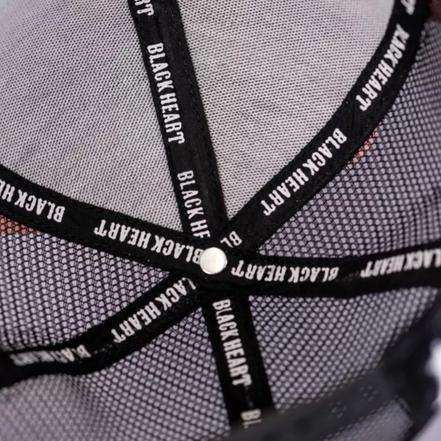 Mütze BLACK HEART Bastard Skull Trucker - khaki-schwarz