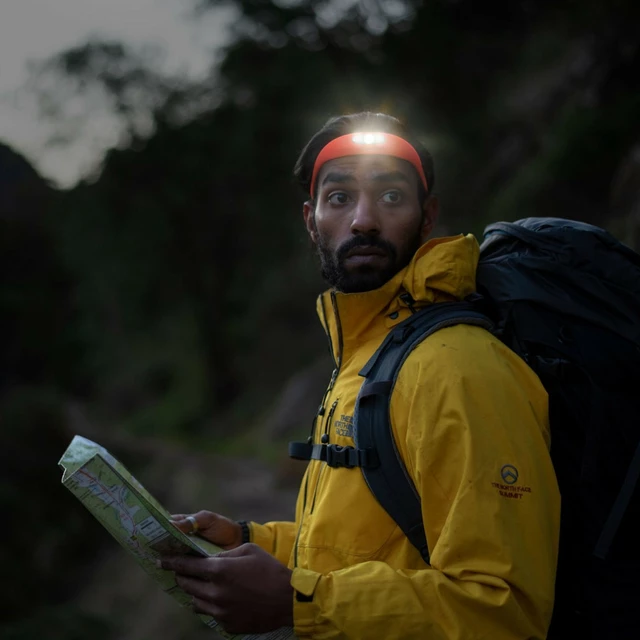 Kopflampe Knog Bandicoot 250 - Coral