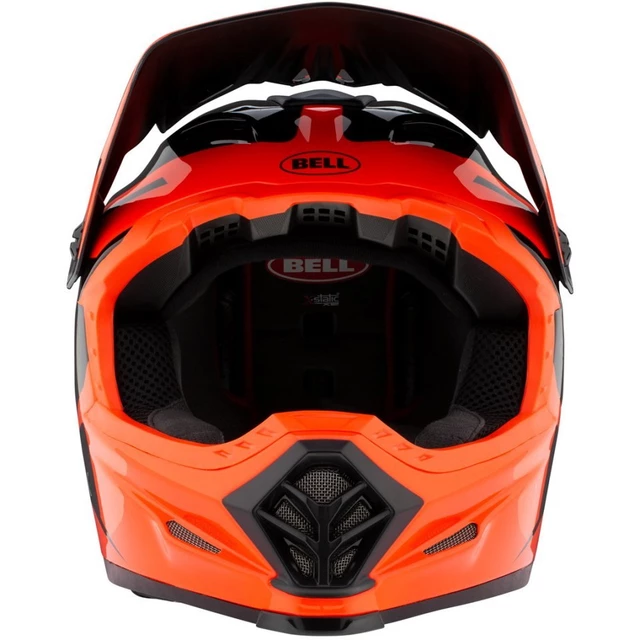 Motocross-Helm BELL Moto-9 - orange-schwarz