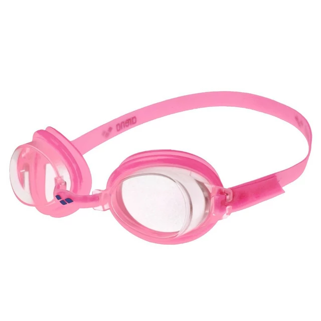Kinderschwimmbrille Arena Bubble 3 JR - klares Blau - klar-rosa