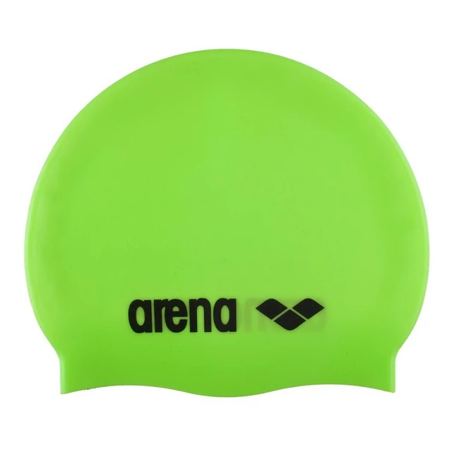 Badekappe Arena Classic Silikon JR - blau - lime
