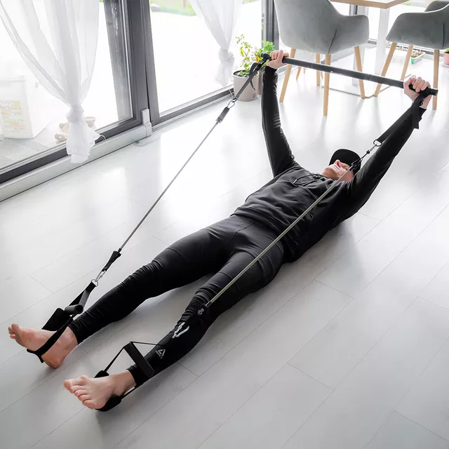 Fitness-Bar mit Expander und Türanker inSPORTline Ancairo