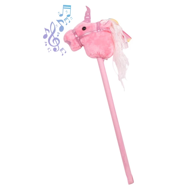 Pferd auf einer Stange inSPORTline Garanito - rosa