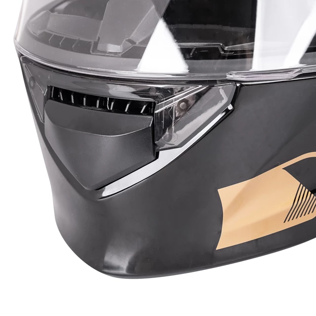 W-TEC Venero Klapphelm - Glossy Black-Neon Yellow