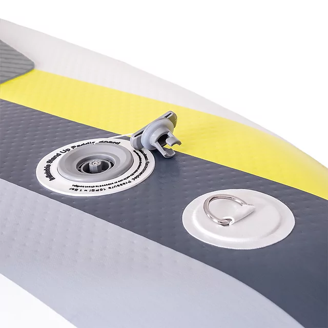 Paddleboard mit Zubehör inSPORTline WaveTrip 10'6" G3 - gelb