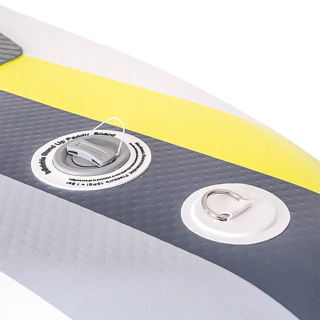 Paddleboard mit Zubehör inSPORTline WaveTrip 10'6" G3 - gelb