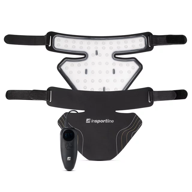 Infrarot-LED-Maske „inSPORTline Radora“ und Maske für Hals und Dekolleté „Rademis“ 2500 mAh