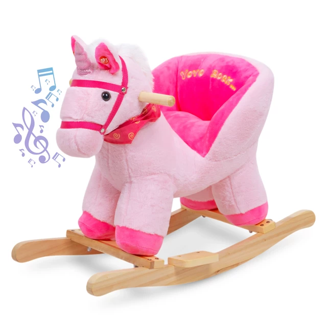 inSPORTline Atisino Schaukelpferd mit Soundeffekten