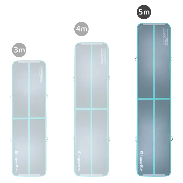 Airtrack inSPORTline Airstunt 500x100x10 cm türkis