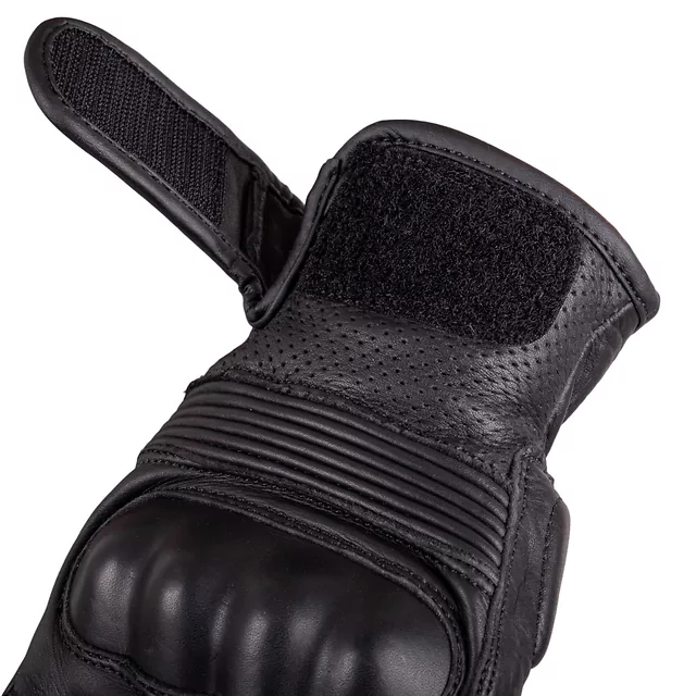 W-TEC Clascado Motorradhandschuhe aus Leder - schwarz