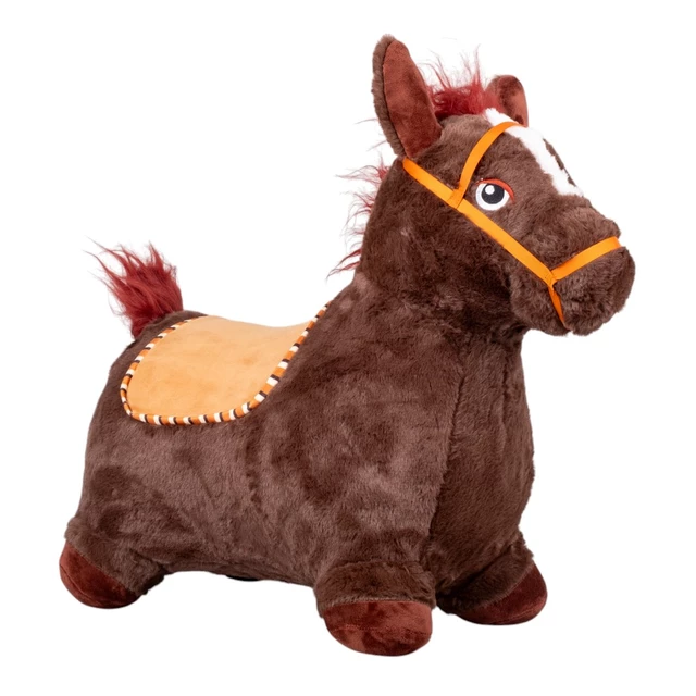 Hüpfendes Pferd inSPORTline Beridino mit Soundeffekten - rosa