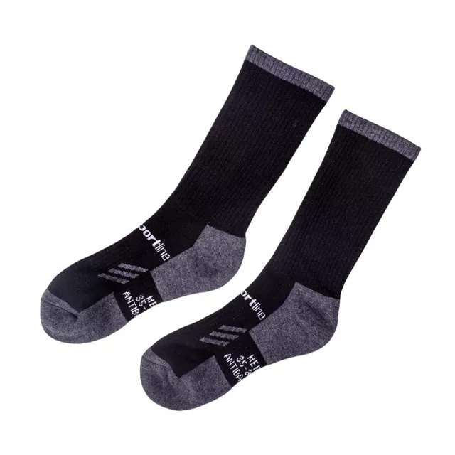 Höhere Socken aus Merino inSPORTline Meritic Crew AG+ antibakteriell