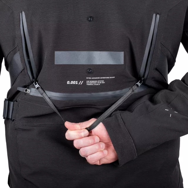 W-TEC Nykolas Motorradjacke - schwarz