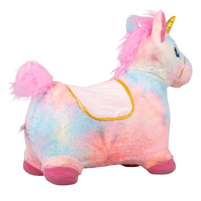 Hüpfendes Pferd inSPORTline Beridino mit Soundeffekten - rosa