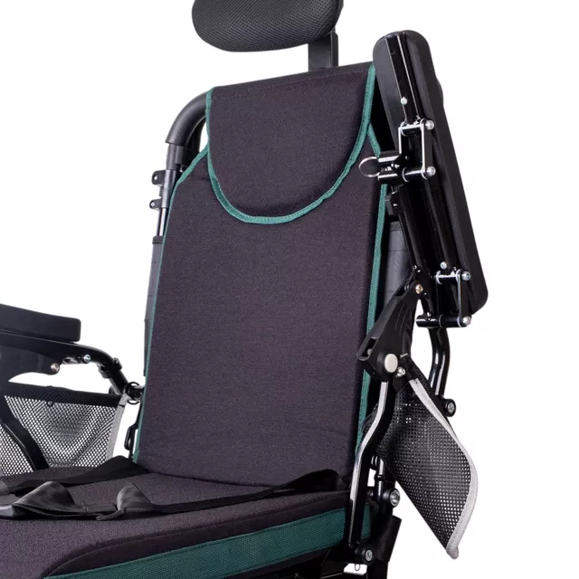 inSPORTline Hawkie Evo II Elektrorollstuhl mit verstellbarer Rückenlehne 700W - silber