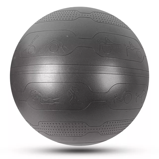 Gymnastikball inSPORTline Stretch Ball 75 cm - schwarz