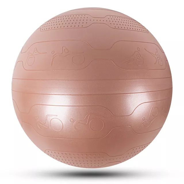 Gymnastikball inSPORTline Stretch Ball 75 cm - mocha mousse